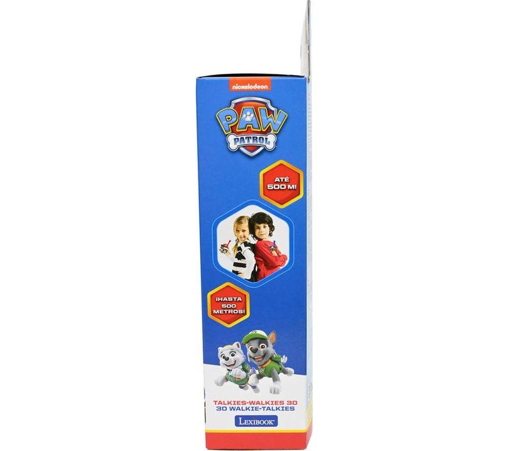 LEXIBOOK Paw Patrol 3D Walkie Talkies Set - Chase & Marshall image number 4 of 6