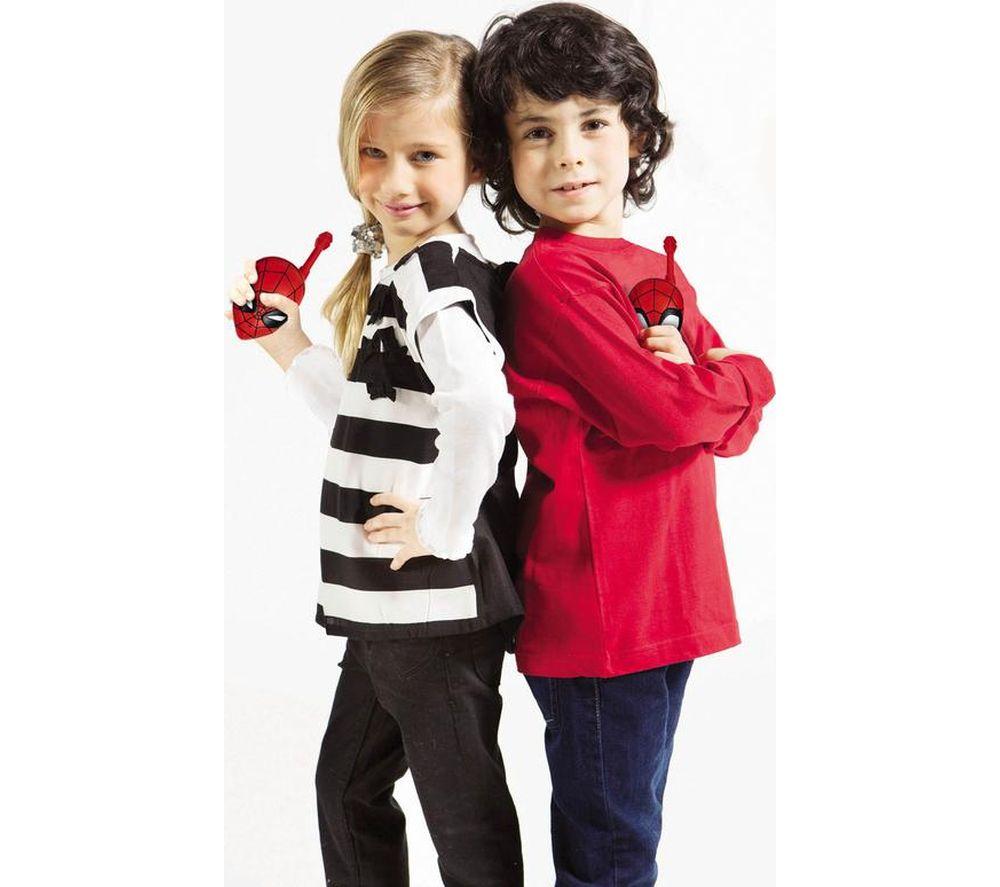 LEXIBOOK Spider-Man 3D Walkie Talkies Set - Red & Black image number 3 of 6