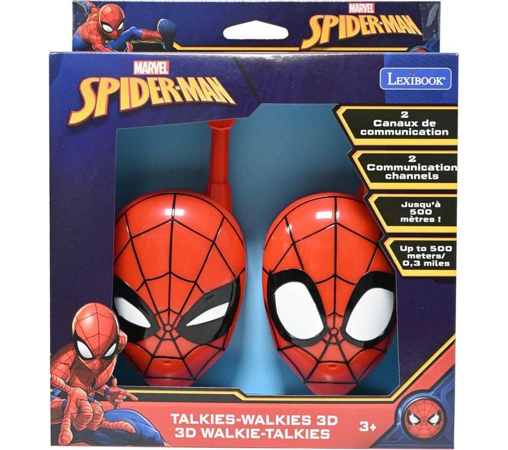 LEXIBOOK Spider-Man 3D Walkie Talkies Set - Red & Black image number 5 of 6