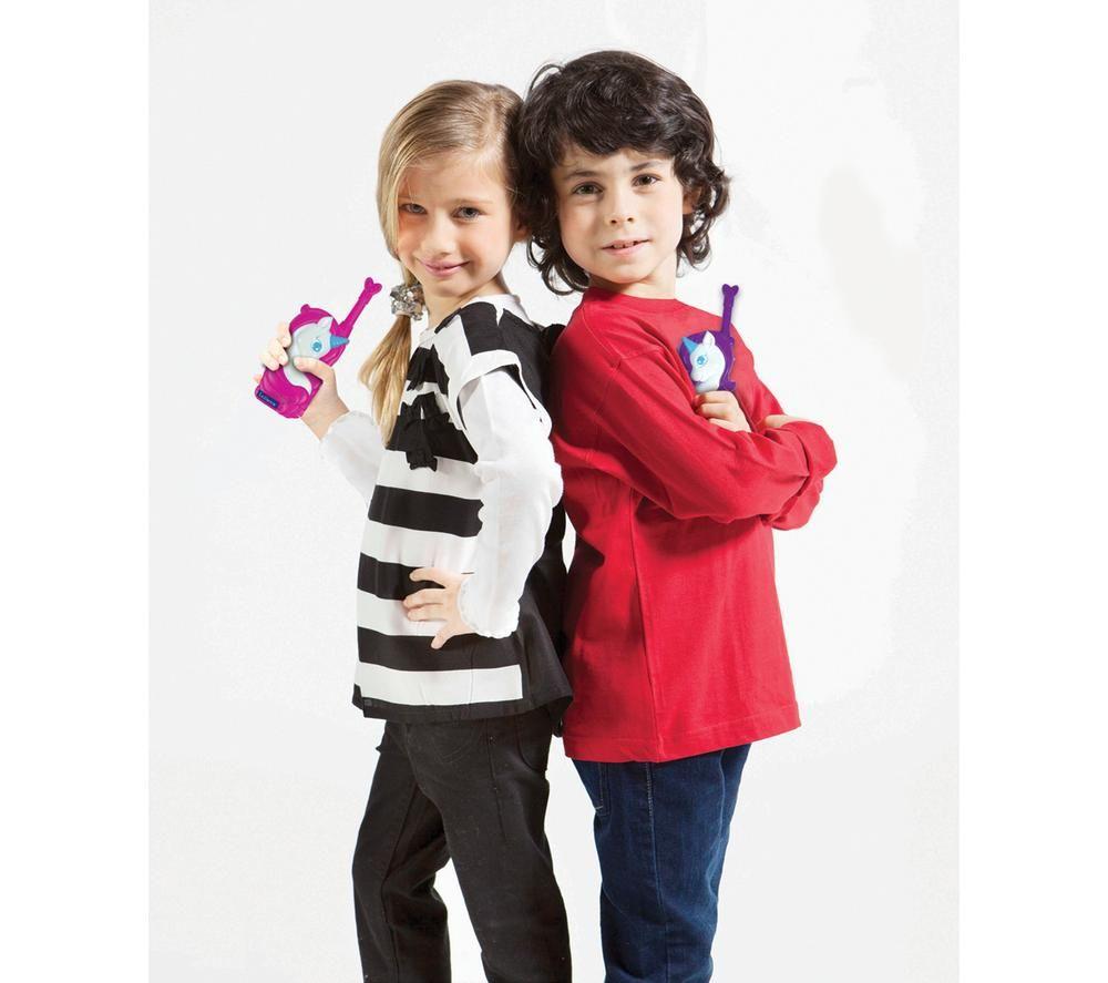 LEXIBOOK Unicorn 3D Walkie Talkies Set - Pink & Purple image number 2 of 3