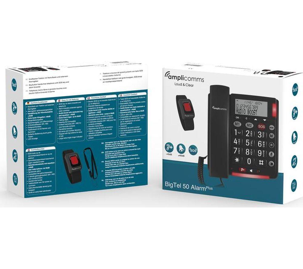 AMPLICOMMS BigTel 50 Alarm Plus Corded Phone image number 4 of 4