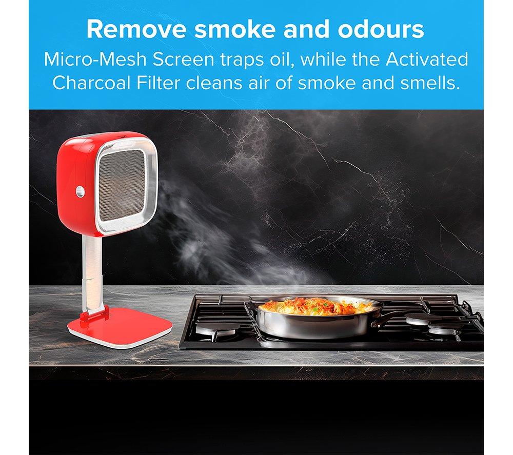 VOOM Air Vac Portable Cooker Hood - Red & Silver image number 4 of 13