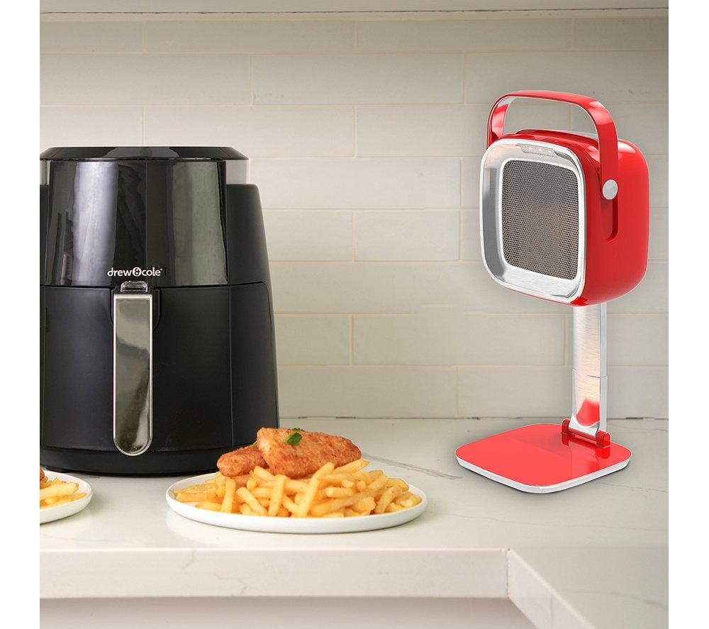 VOOM Air Vac Portable Cooker Hood - Red & Silver image number 7 of 13