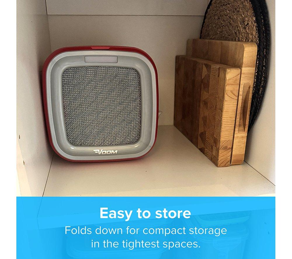 VOOM Air Vac Portable Cooker Hood - Red & Silver image number 10 of 13