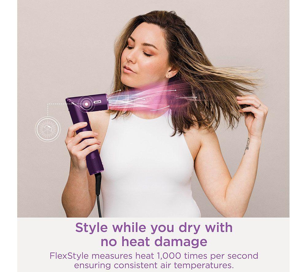SHARK FlexStyle HD432VPUK Limited Edition 4-in-1 Air Styler & Hair Dryer &ndash; Violet Purple image number 4 of 9