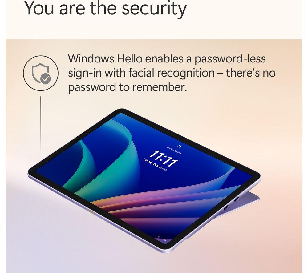 MICROSOFT Microsoft Surface Pro 12", Copilot+ PC - Snapdragon X Plus, 512 GB SSD, Violet image number 6 of 18