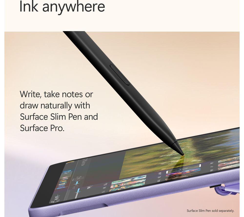 MICROSOFT Microsoft Surface Pro 12", Copilot+ PC - Snapdragon X Plus, 512 GB SSD, Violet image number 8 of 18