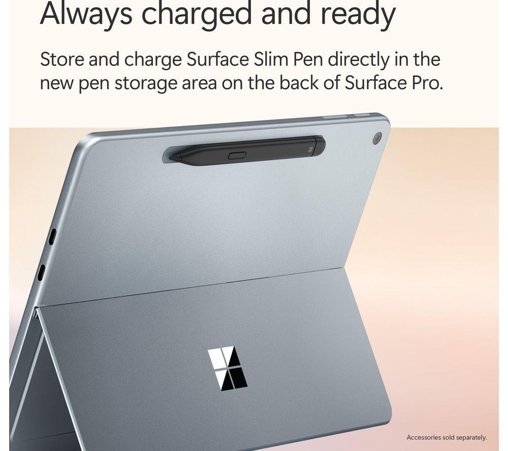 MICROSOFT Microsoft Surface Pro 12", Copilot+ PC - Snapdragon X Plus, 512 GB SSD, Ocean image number 9 of 30