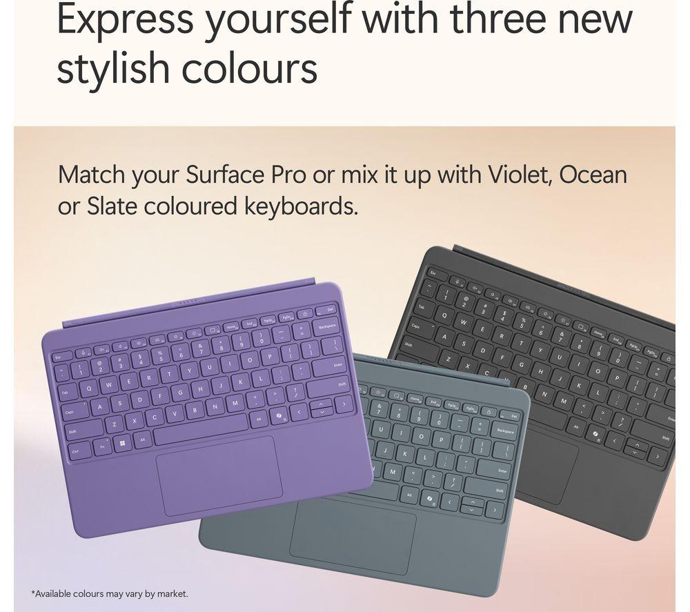 MICROSOFT Microsoft Surface Pro 12", Copilot+ PC - Snapdragon X Plus, 512 GB SSD, Ocean image number 22 of 30