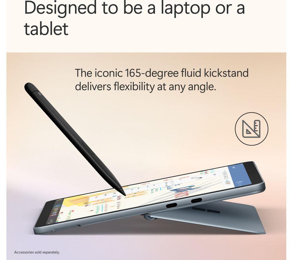 MICROSOFT Microsoft Surface Pro 12", Copilot+ PC - Snapdragon X Plus, 512 GB SSD, Ocean image number 24 of 30