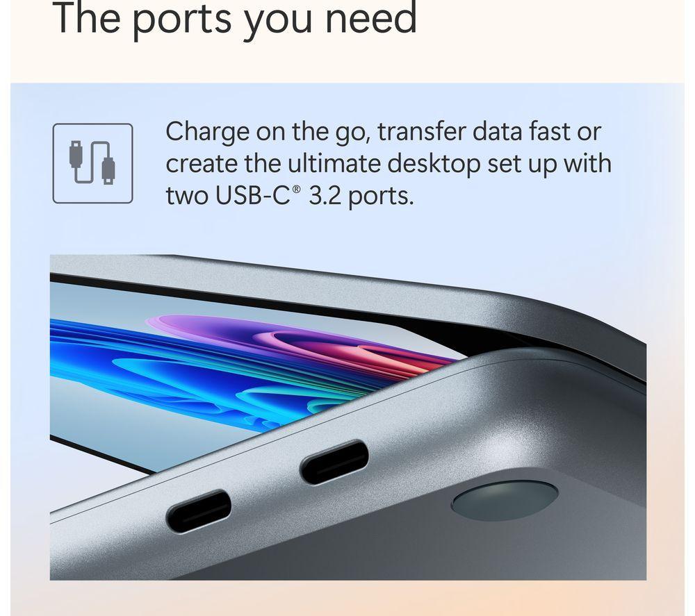 MICROSOFT 13" Surface Laptop, Copilot+ PC - Snapdragon X Plus, 512 GB SSD, Ocean