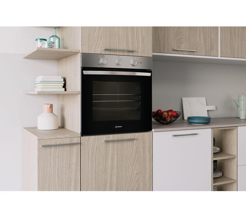 INDESIT Click&Clean IO 232H X UK Plug-in Electric Oven - Stainless Steel image number 7 of 9