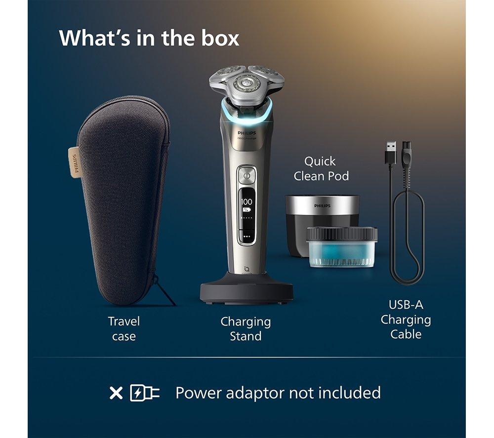 PHILIPS i9000 XP9208/30 Wet & Dry Rotary Shaver - Dark Slate image number 7 of 7