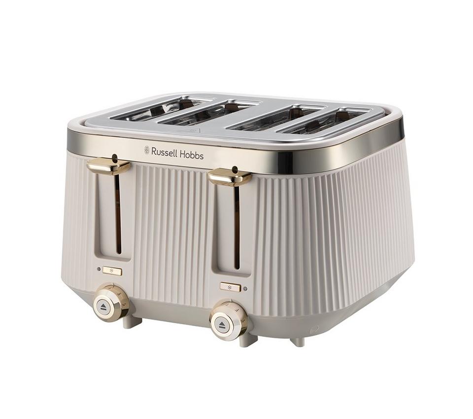 RUSSELL HOBBS Bronte 26771 4-Slice Toaster - Stone