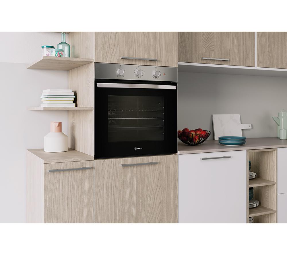 INDESIT Click&Clean IO 233 X UK Plug-in Electric Oven - Stainless Steel image number 7 of 9