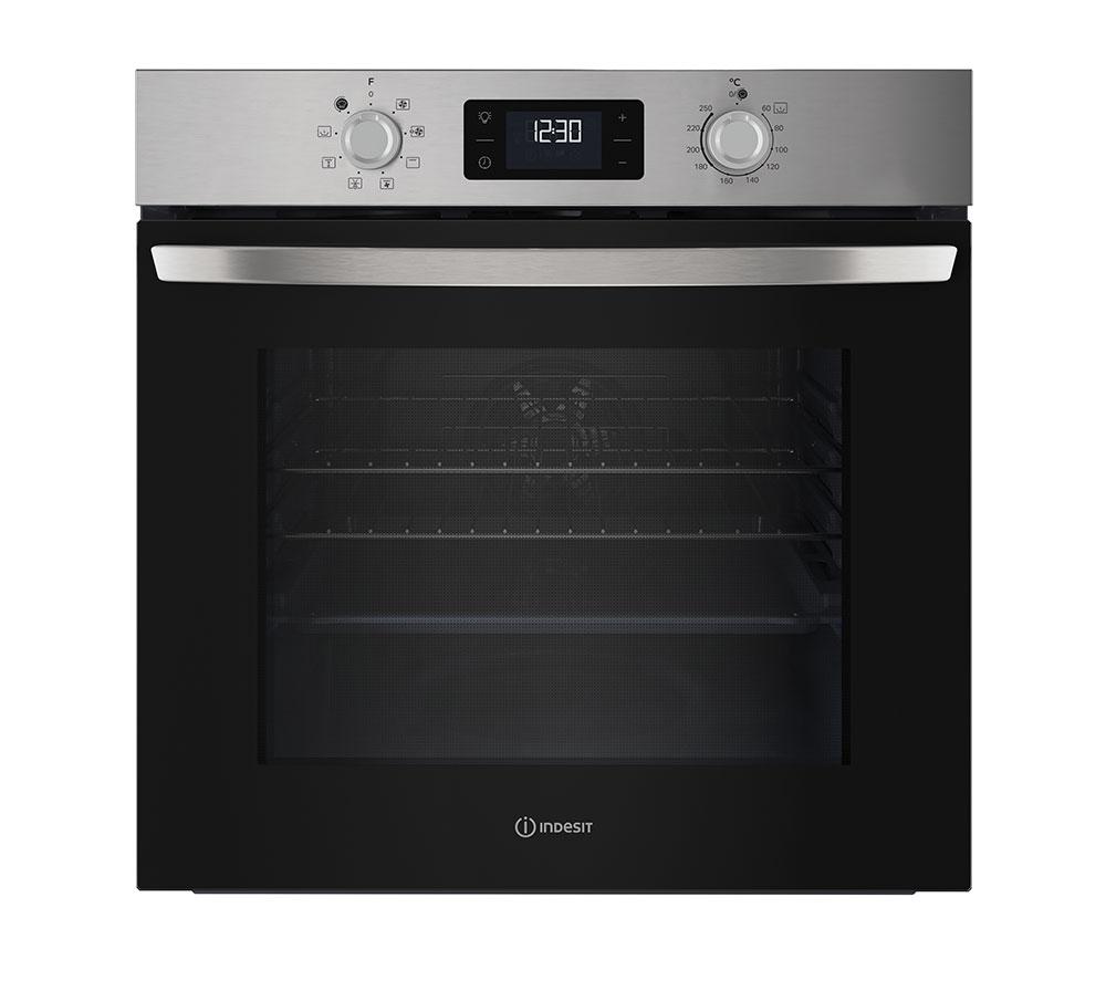 INDESIT Turn&Go IO 253 X UK Electric Oven - Stainless Steel