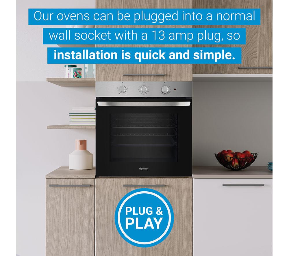 INDESIT Click&Clean IO 232H W Electric Oven - White image number 8 of 8