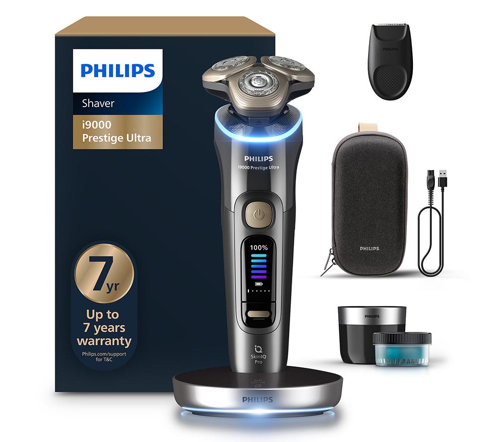 PHILIPS i9000 Prestige Ultra XP9402/31 Wet & Dry Rotary Shaver - Dark Slate