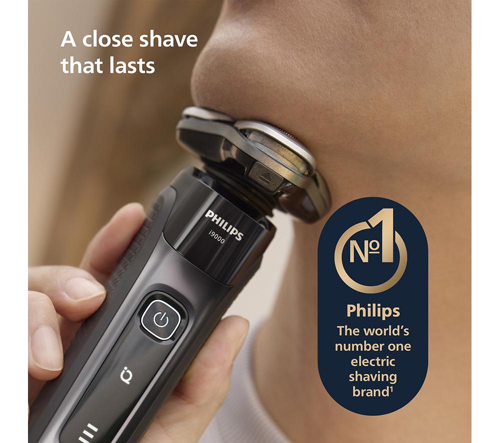 PHILIPS i9000 XP9000/30 Wet & Dry Rotary Shaver - Ink Black image number 2 of 7