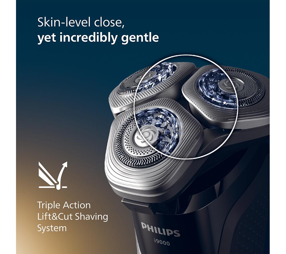 PHILIPS i9000 XP9000/30 Wet & Dry Rotary Shaver - Ink Black image number 3 of 7