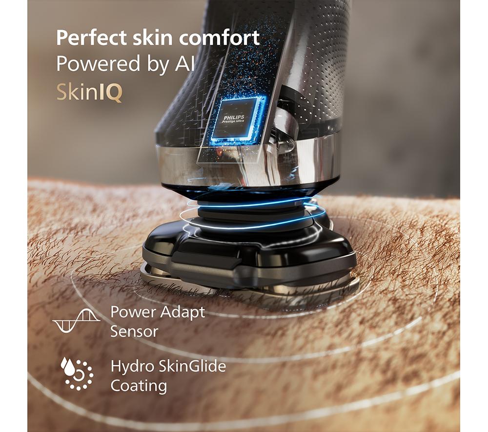 PHILIPS i9000 XP9000/30 Wet & Dry Rotary Shaver - Ink Black image number 6 of 7