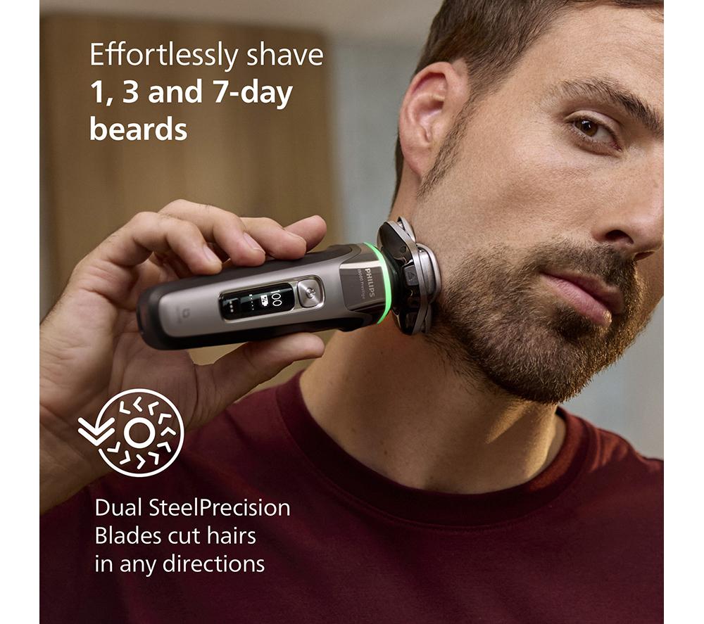 PHILIPS i9000 XP9202/10 Prestige Wet & Dry Rotary Shaver - Dark Slate image number 5 of 7