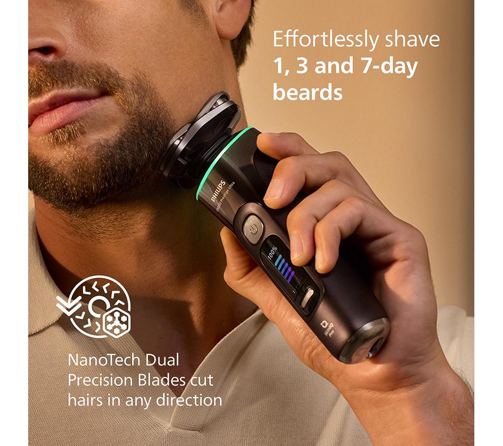 PHILIPS i9000 XP9405/11 Prestige Ultra Wet & Dry Rotary Shaver - Black Gradient image number 5 of 7