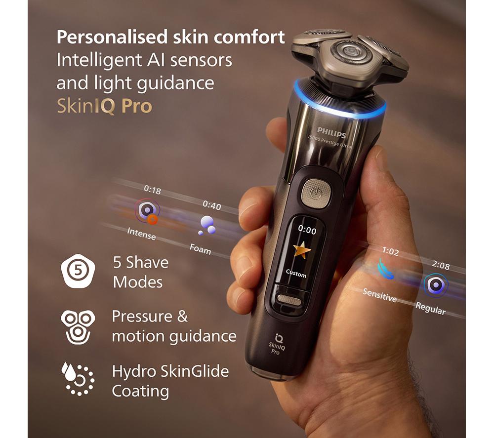 PHILIPS i9000 XP9405/11 Prestige Ultra Wet & Dry Rotary Shaver - Black Gradient image number 6 of 7