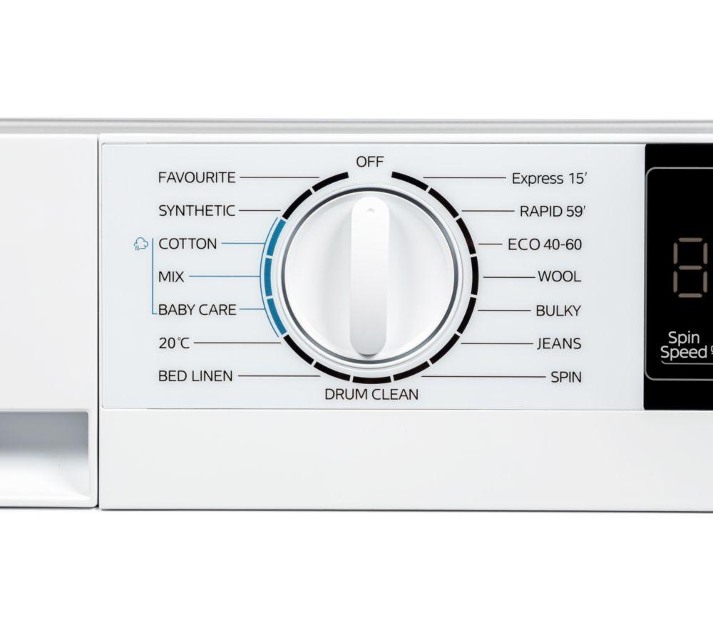 KENWOOD KIW714W25 Integrated 7 kg 1400 Spin Washing Machine image number 3 of 9