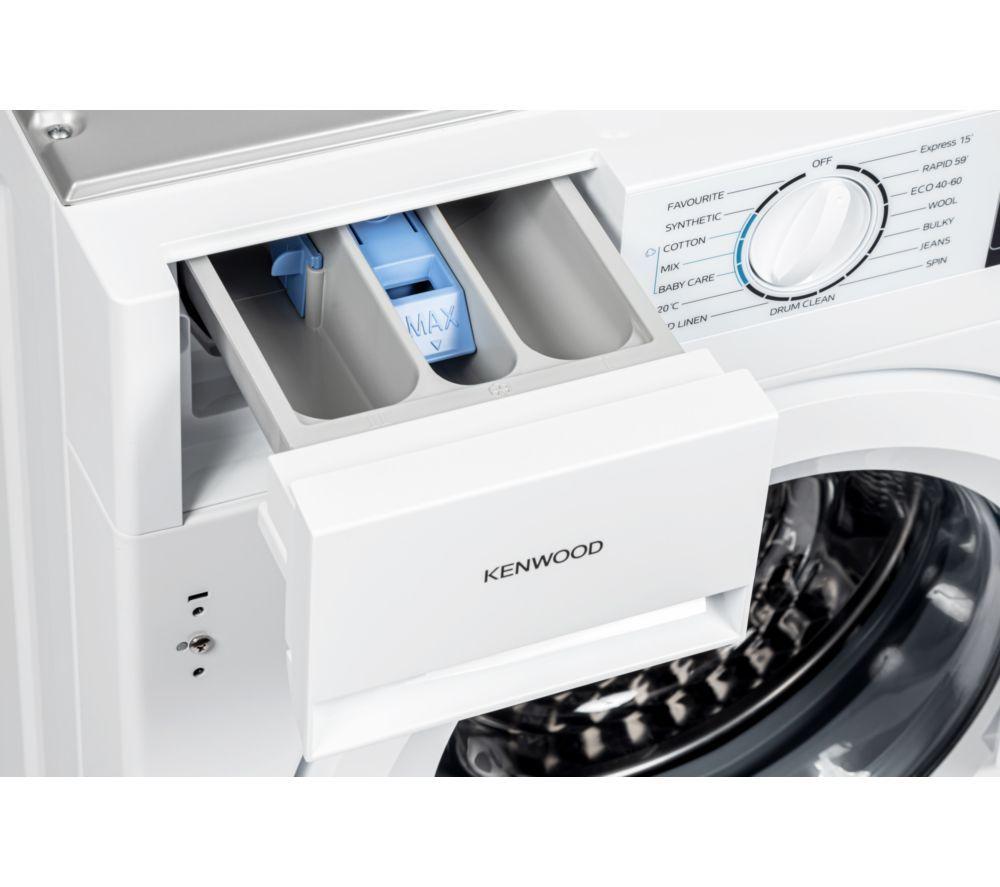 KENWOOD KIW714W25 Integrated 7 kg 1400 Spin Washing Machine image number 5 of 9