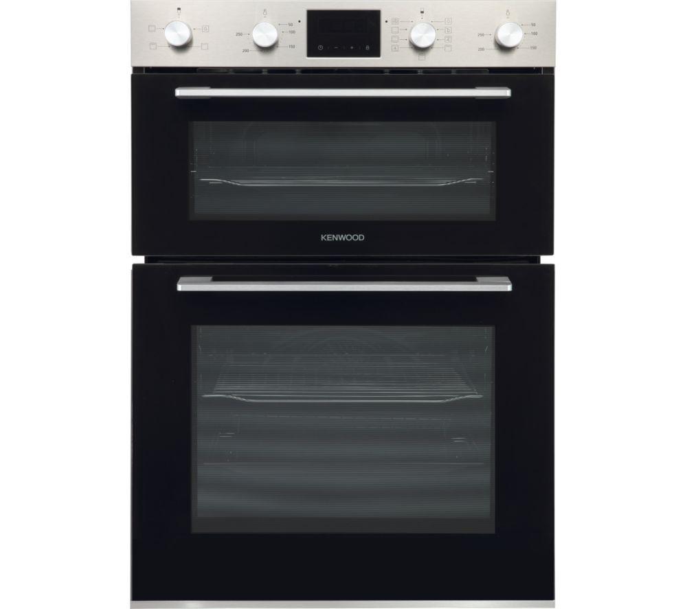 KENWOOD KBIDOX25 Electric Built-in Double Oven - Black & Stainless Steel, Stainless Steel