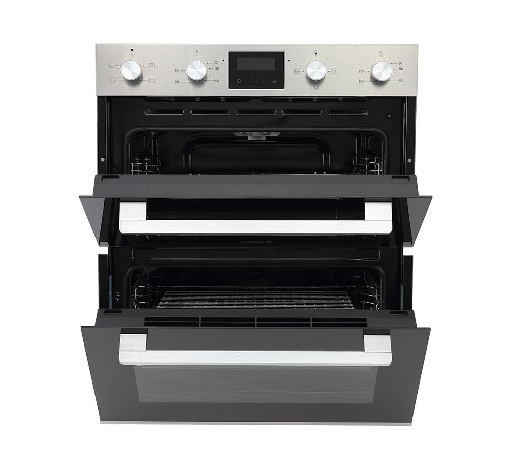 KENWOOD KBUDOX25 Electric Built-under Double Oven - Black & Stainless Steel image number 3 of 8