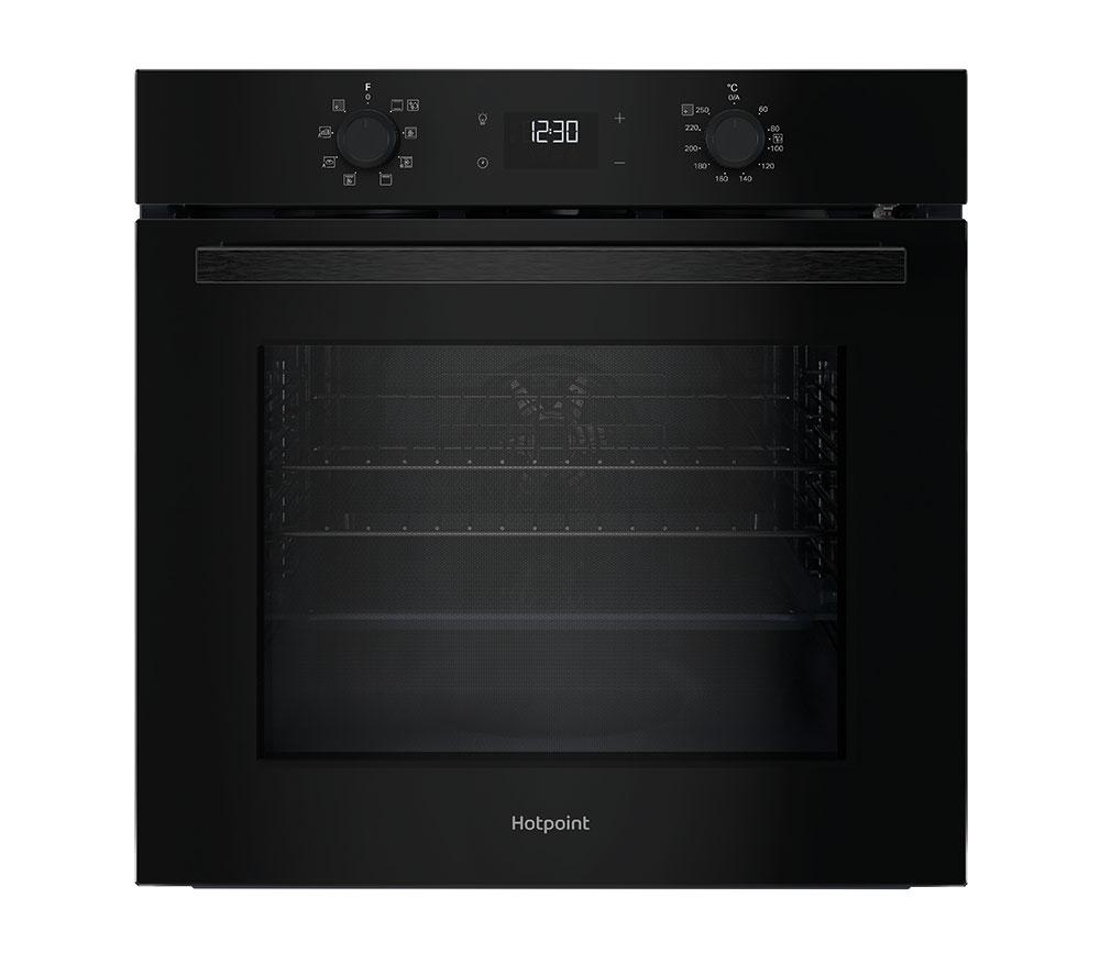 HOTPOINT Class 2 Multiflow HO 475P B UK Plug-in Electric Pyrolytic Oven - Black