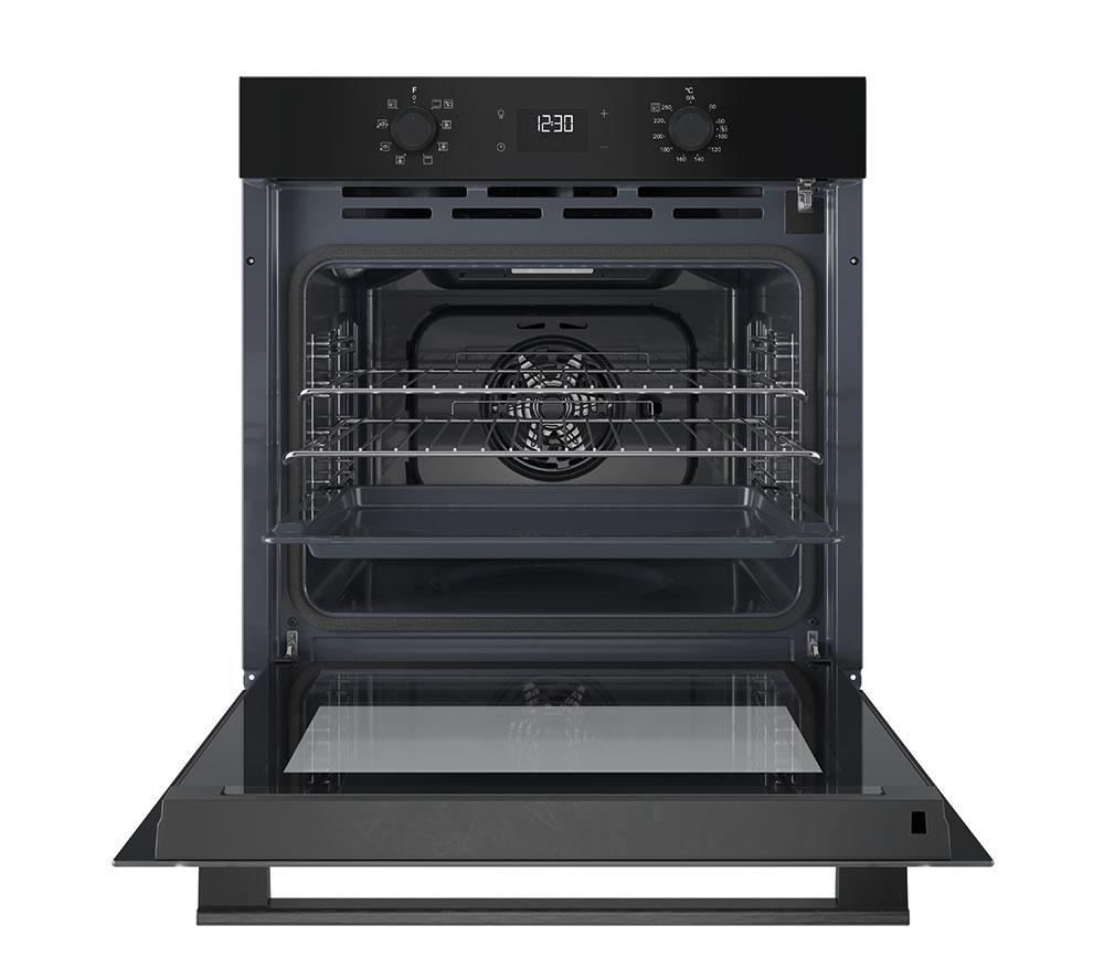 HOTPOINT Class 2 Multiflow HO 475P B UK Plug-in Electric Pyrolytic Oven - Black image number 2 of 9