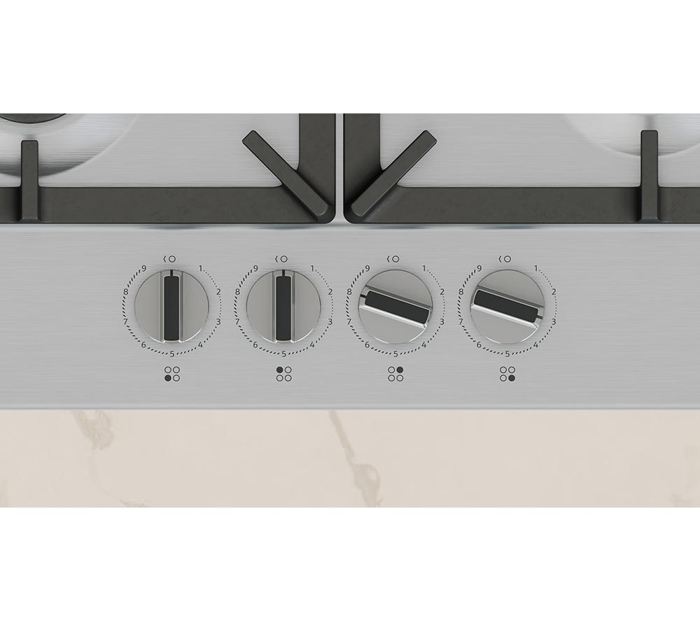 NEFF N70 T26CIH8N0 60 cm Gas Hob - Stainless Steel image number 3 of 10