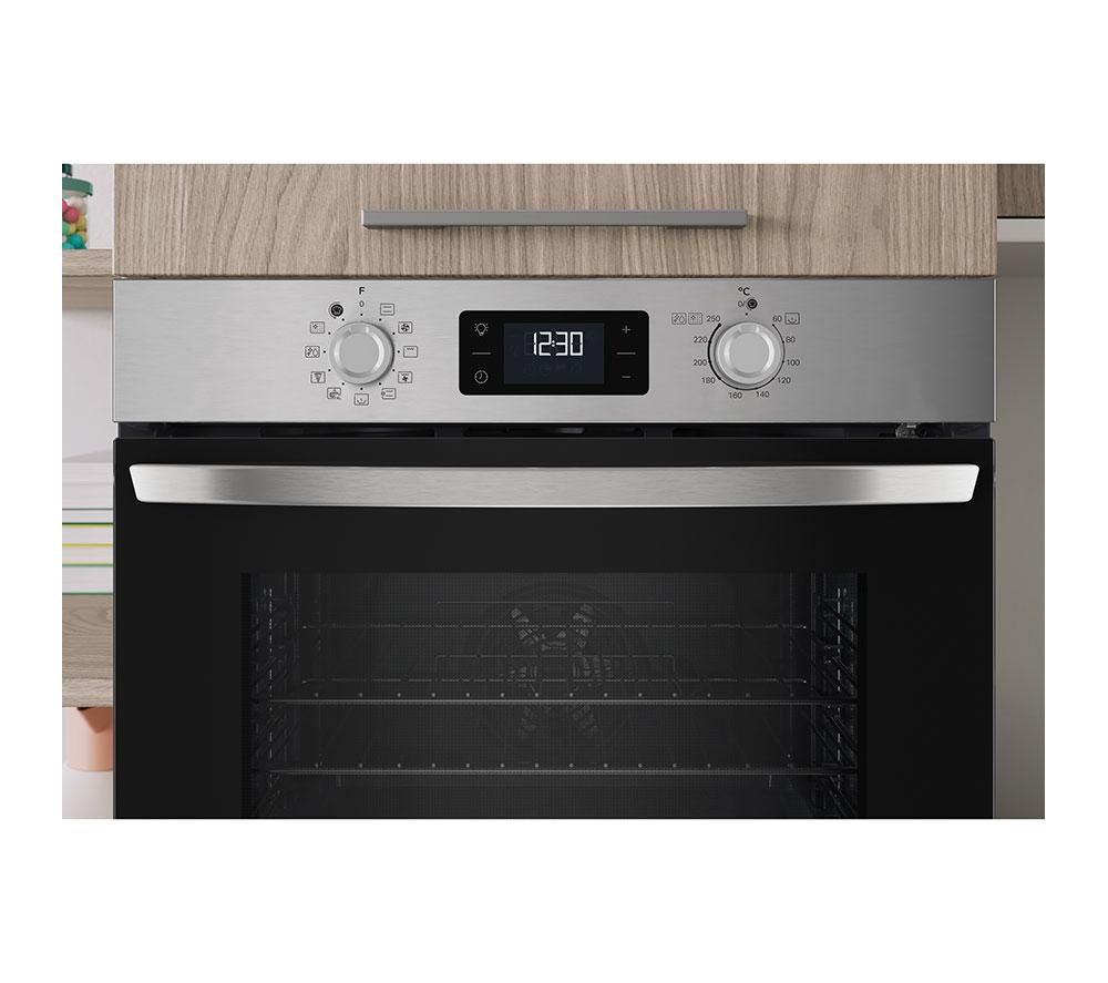 INDESIT Turn&Go IO 278P1 X UK Plug-in Electric Pyrolytic Oven - Stainless Steel image number 6 of 12