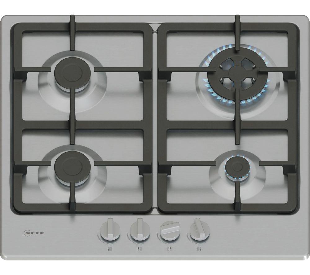 NEFF N50 T26GKH8N0 60 cm Gas Hob - Stainless Steel