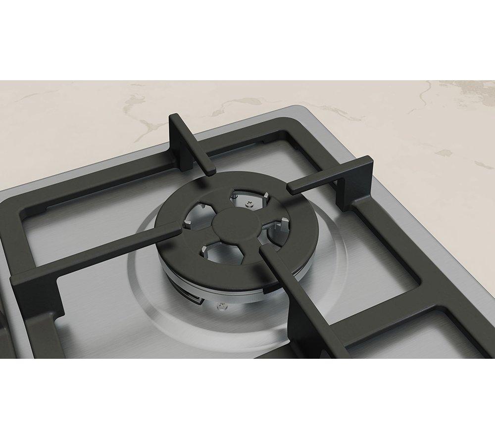NEFF N50 T26GKH8N0 60 cm Gas Hob - Stainless Steel image number 3 of 9