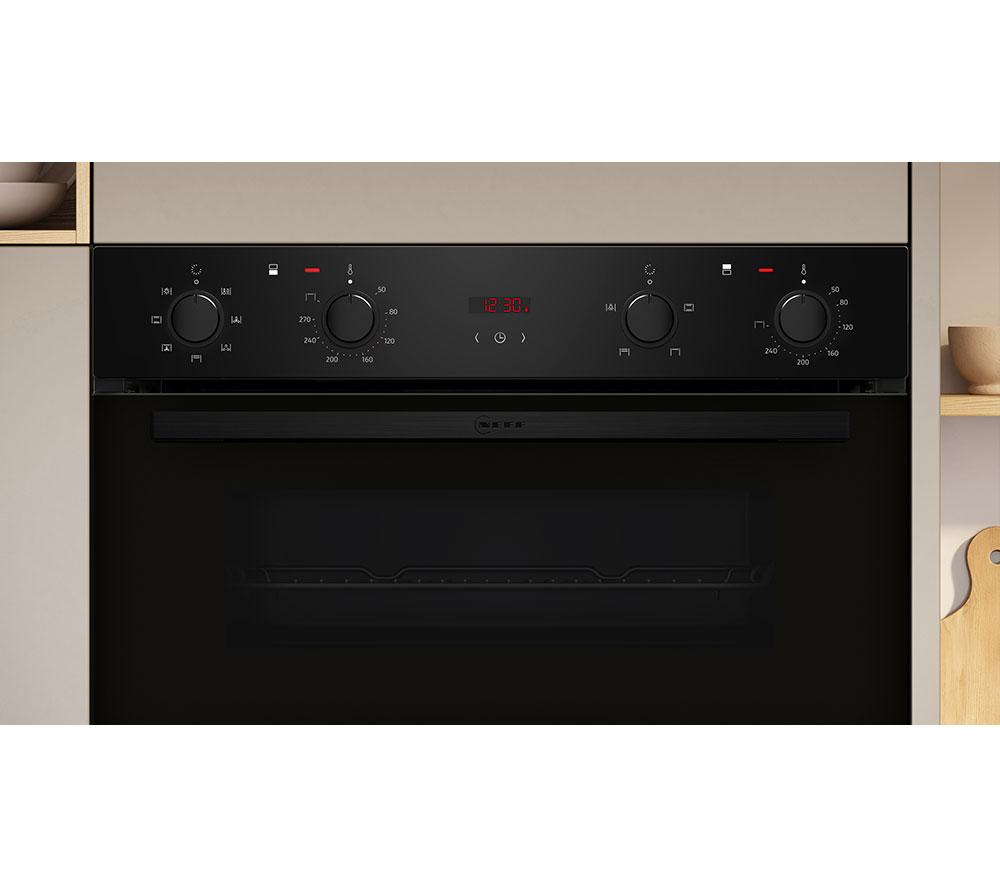 NEFF  N30 U1DCC0AK3B Electric Double Oven - Black image number 2 of 10