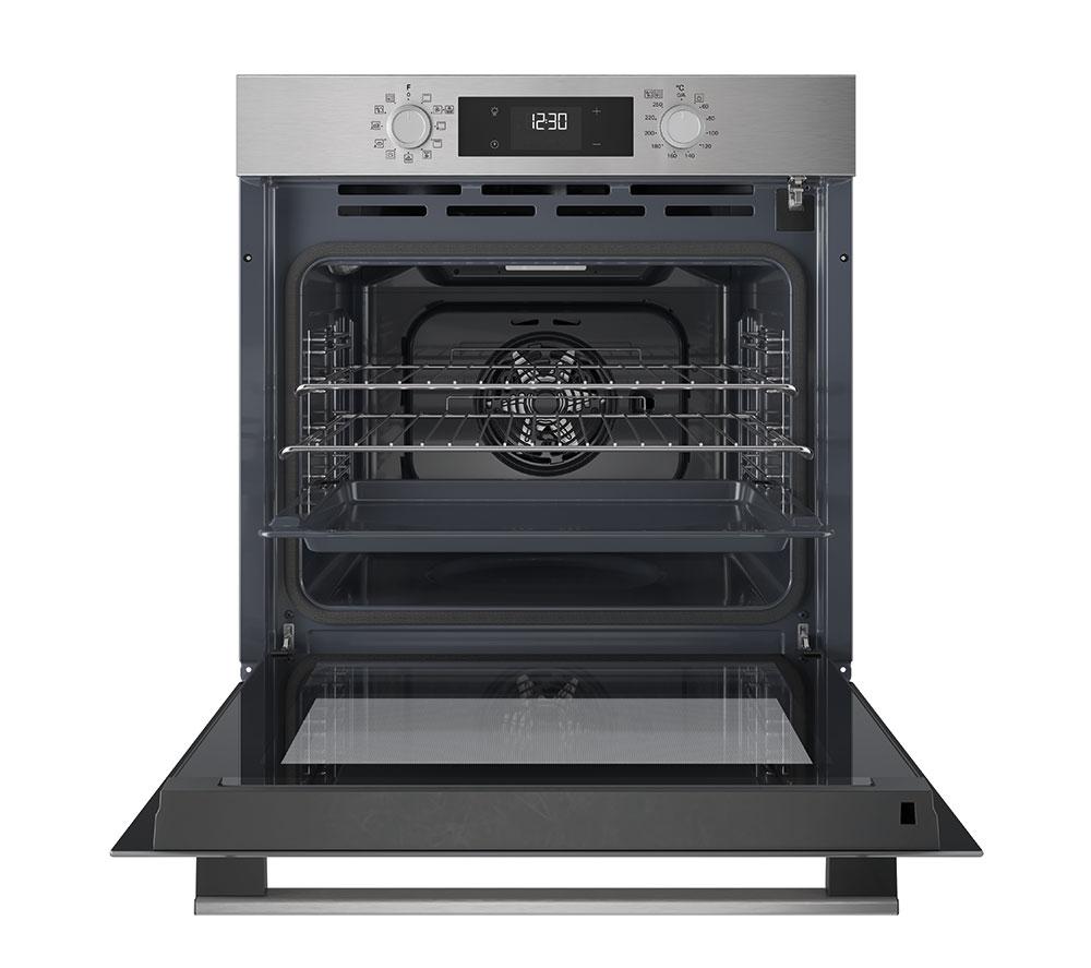 HOTPOINT Class 2 Multiflow HO 278P X UK Plug-in Electric Pyrolytic Oven - Stainless Steel image number 2 of 9