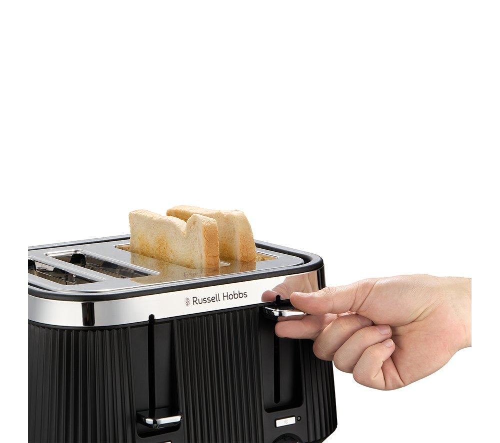 RUSSELL HOBBS Bronte 26770 4-Slice Toaster - Black image number 5 of 7