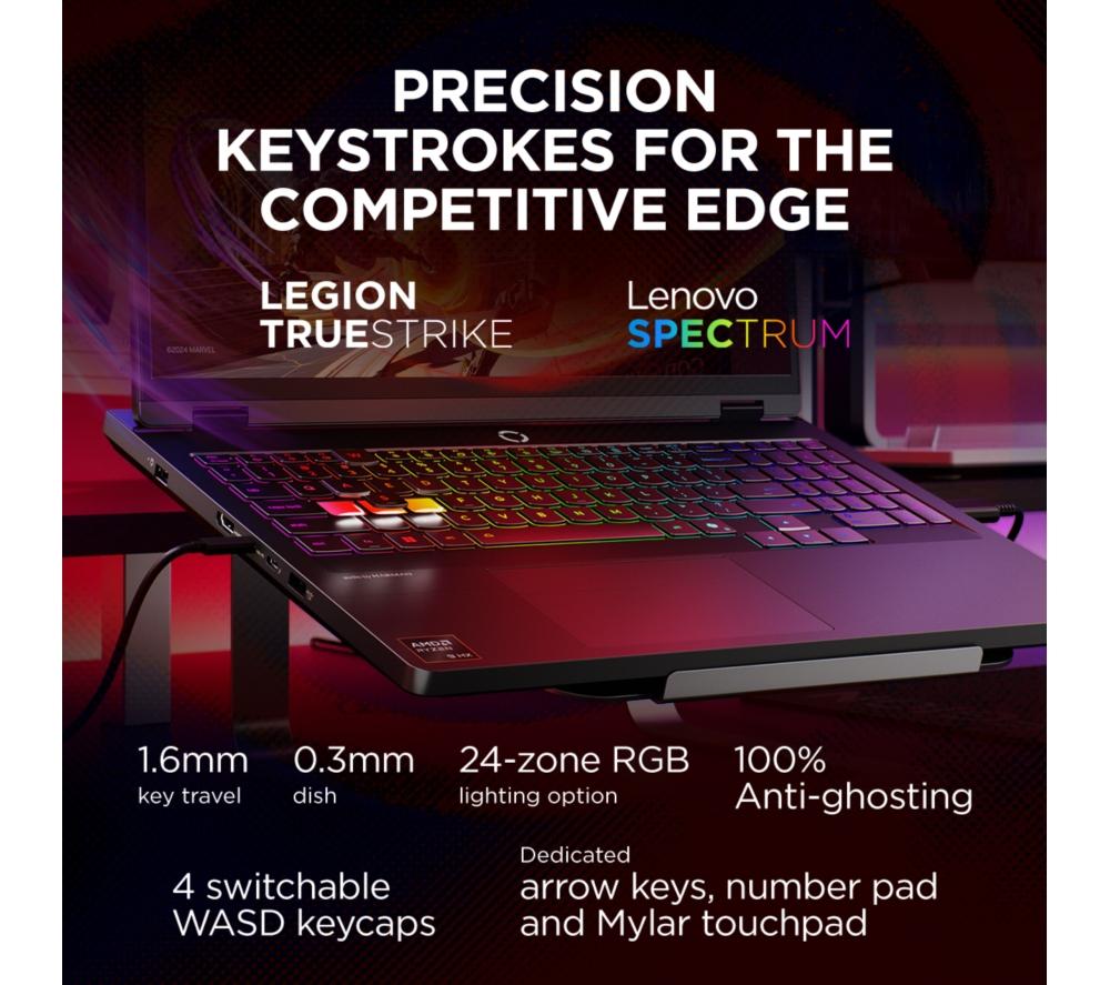 LENOVO Legion Pro 5 16" Gaming Laptop - AMD Ryzen 9, RTX 5070, 1 TB SSD image number 10 of 15
