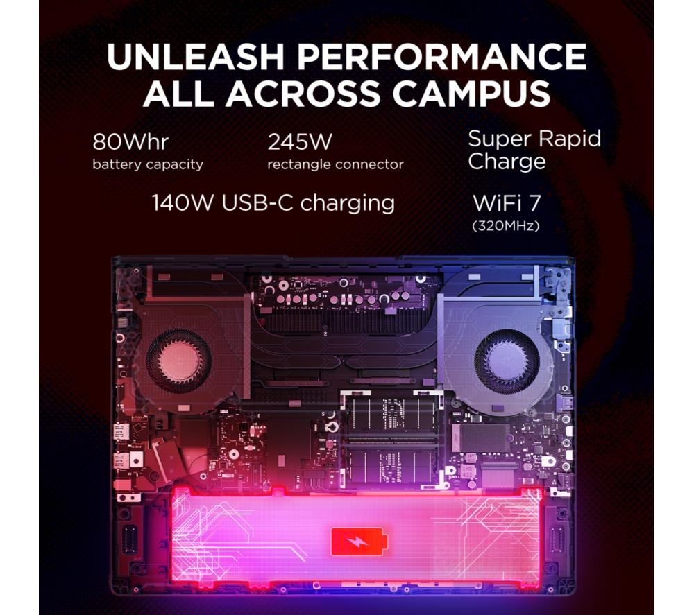 LENOVO Legion Pro 5 16" Gaming Laptop - AMD Ryzen 9, RTX 5070, 1 TB SSD image number 11 of 15