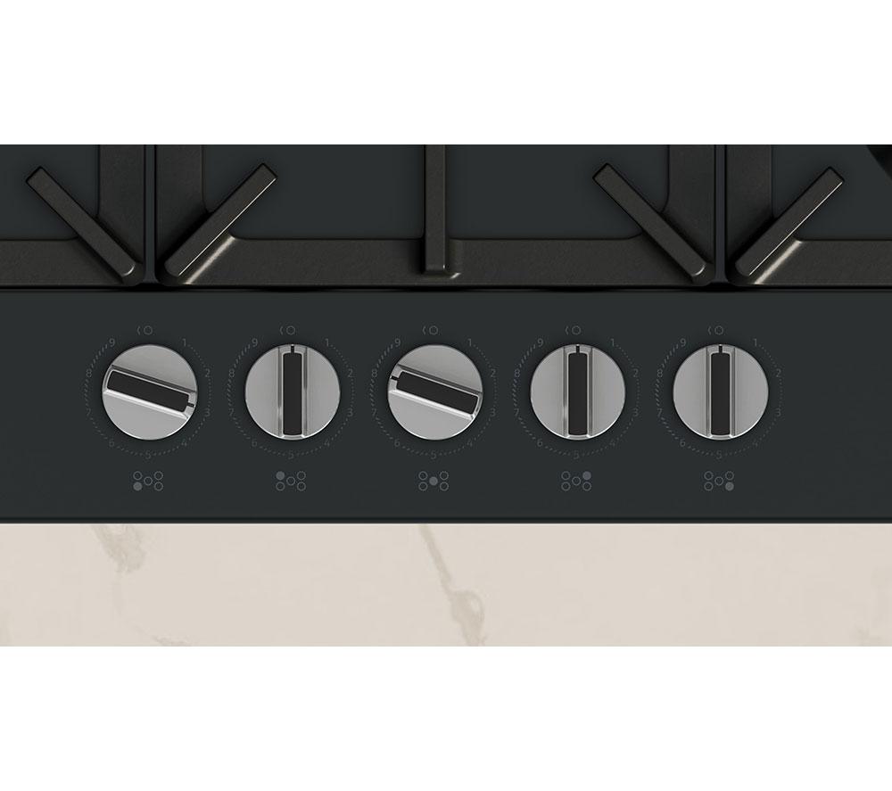 NEFF N70 T27CIQ8S0 75 cm Gas Hob - Black image number 2 of 11