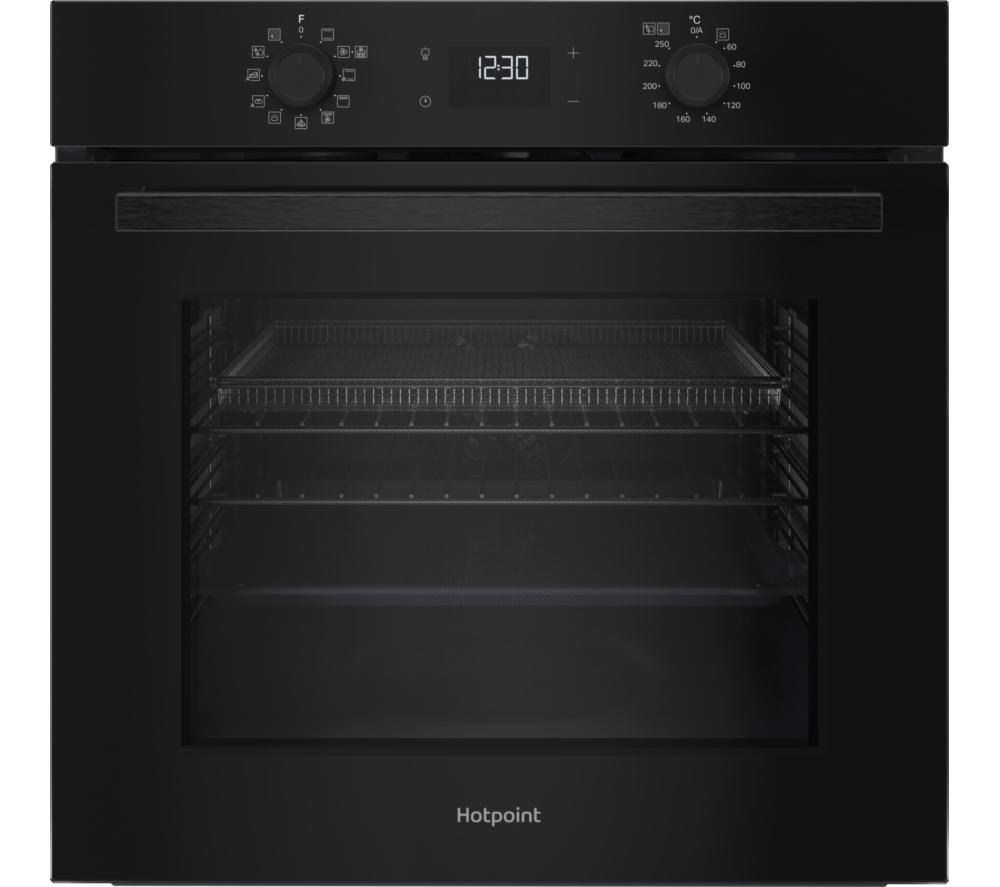 HOTPOINT Class 2 Multiflow HO 458CF B UK Plug-in Electric Oven - Black