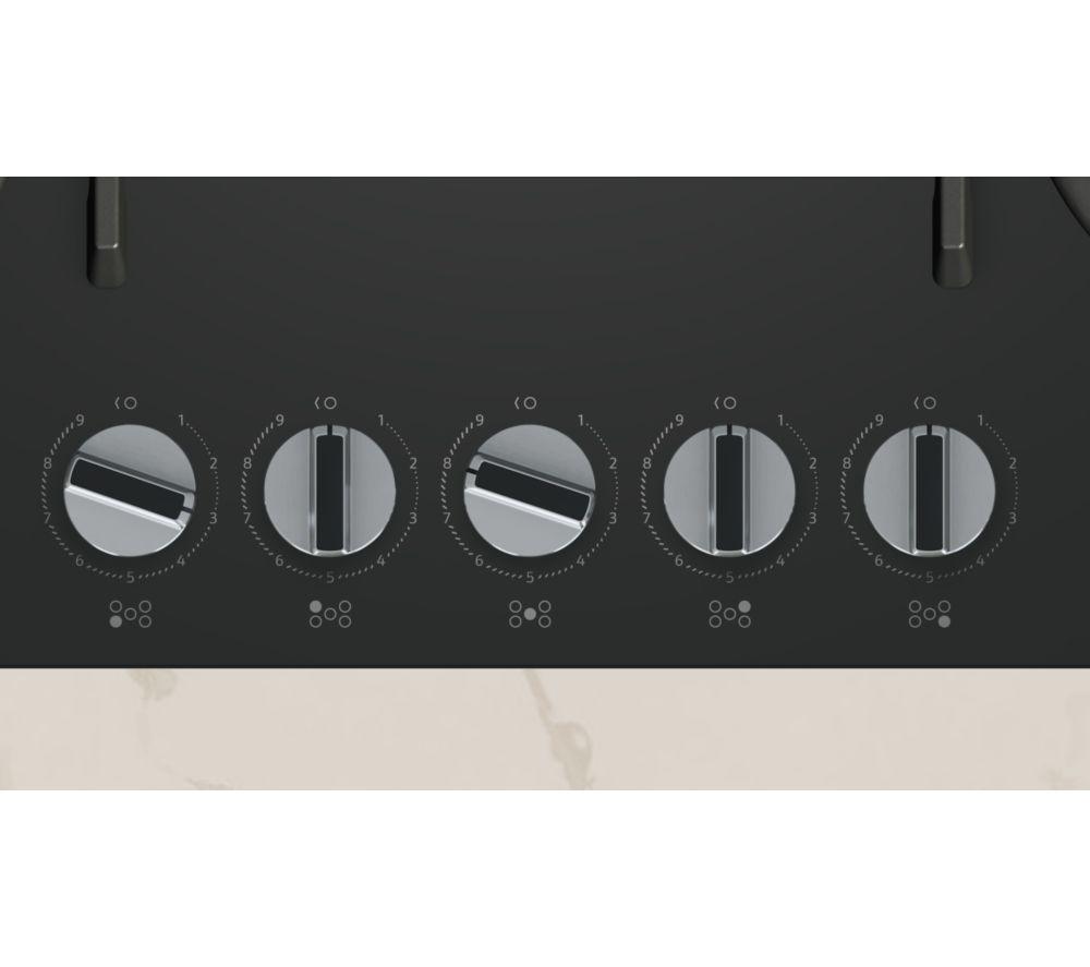 NEFF N70 T27PIQ4S0 75 cm Gas Hob - Black image number 2 of 11