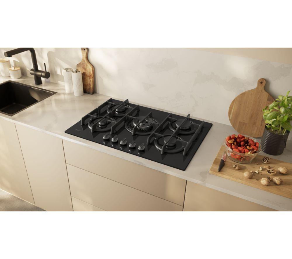 NEFF N70 T27PIQ4S0 75 cm Gas Hob - Black image number 3 of 11