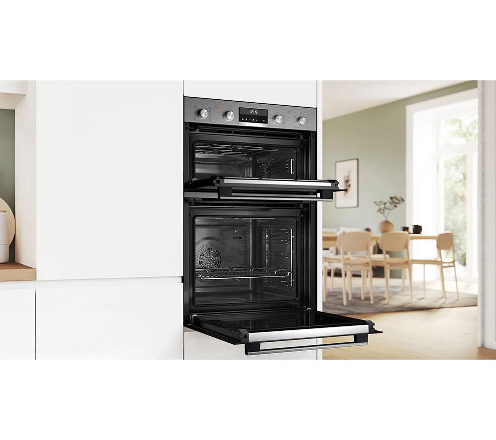 BOSCH Series 6 MBA578BS7B Electric Double Pyrolytic Smart Oven - Stainless Steel image number 4 of 11