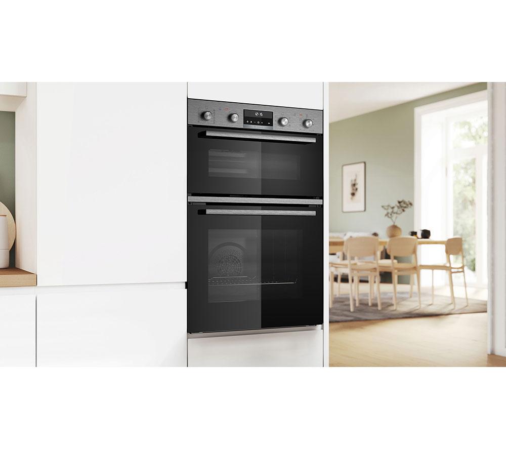 BOSCH Series 6 MBA578BS7B Electric Double Pyrolytic Smart Oven - Stainless Steel image number 5 of 11