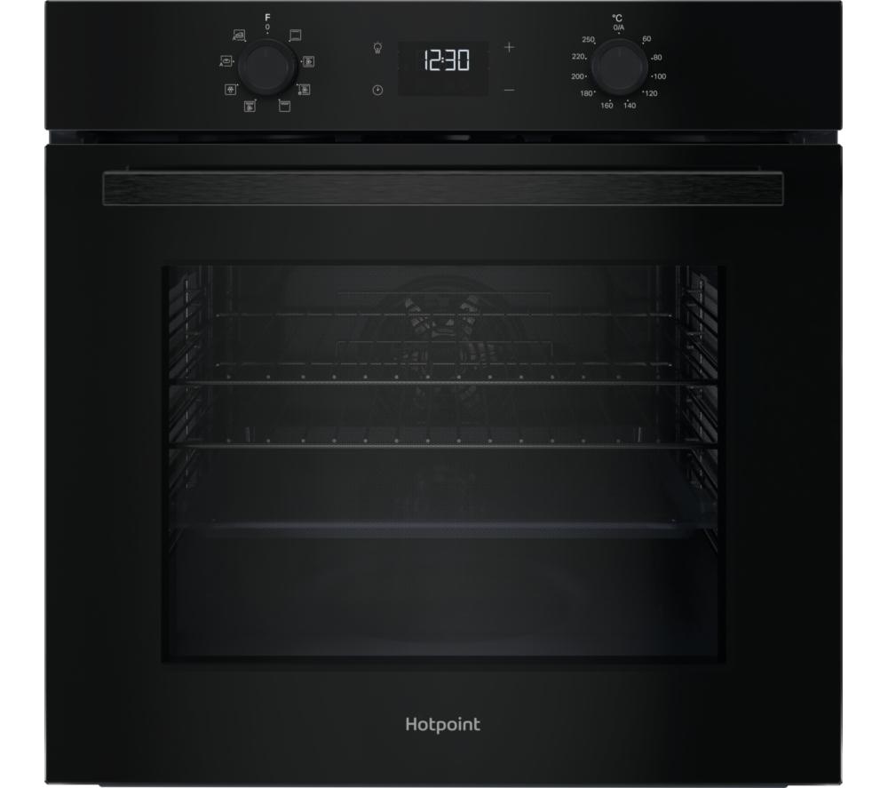 HOTPOINT Class 2 Multiflow HO 455C B UK Plug-in Electric Oven - Black